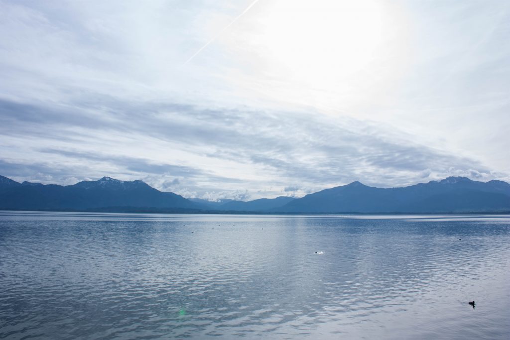 Chiemsee, Alpes, Bavière, Allemagne